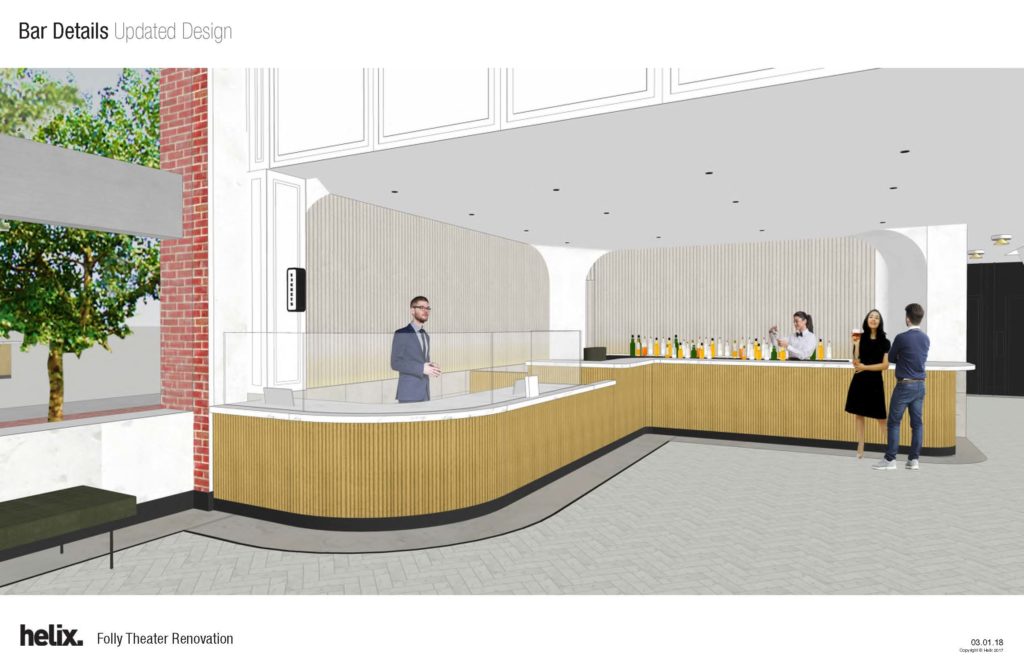 renderings of new lobby for Lobby Renovation