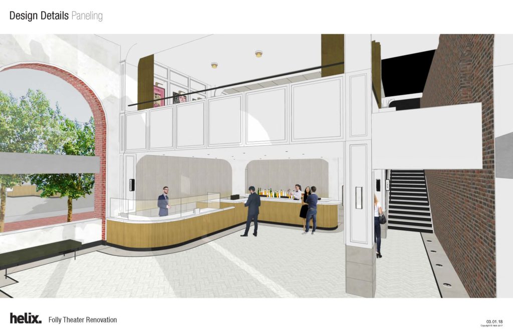 renderings of new lobby for Lobby Renovation