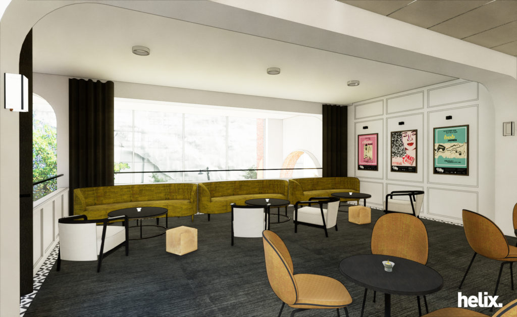 rendering of SH room for lobby renovation.