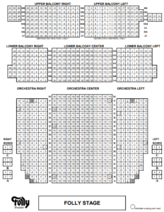 Seating Chart - Folly Theater