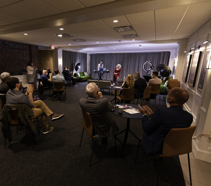 An image of the interior of the Joan Kent Dillon Lounge