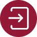 An icon of an arrow point into a box