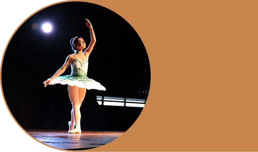 An image of a ballerina performing on stage