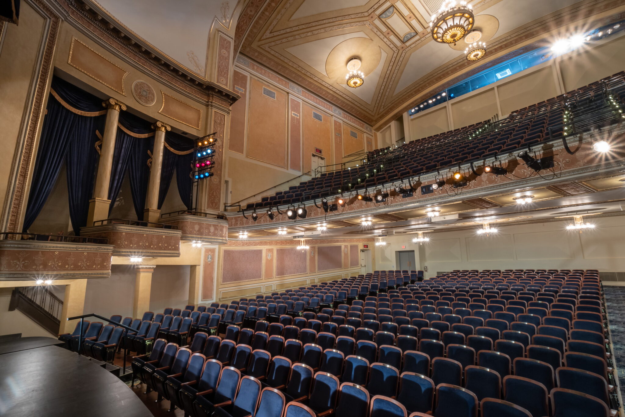 Seats in the theater